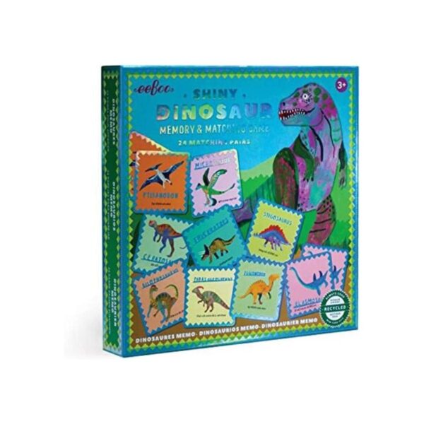 eeBoo Memoria de dinosaurio brillante y juego a juego_1