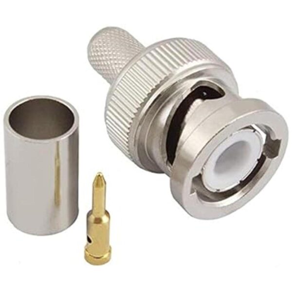 Conector BNC macho Q9 para cable coaxial RG6 5DFB LMR300_2