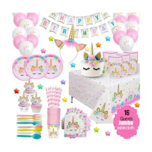 ecoZen suministros para fiesta de cumpleaños de unicornio_1