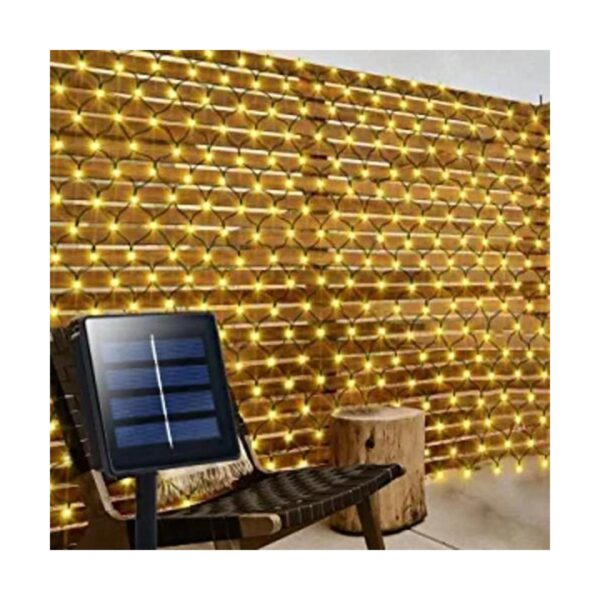 200 luces solares LED de 9.8 x 6.6 pies luces de red de