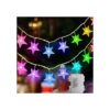 Cuerda de luces LED con forma de estrellas de 5 puntas_1