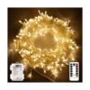 Tira de 100 luces LED EchoSari para exteriores operadas
