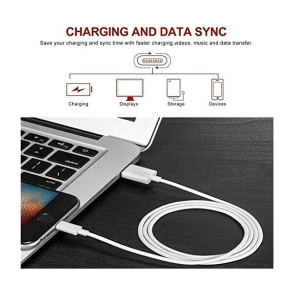 SHARLLEN Cable de carga para iPhone 5 unidades 3 pies3_3