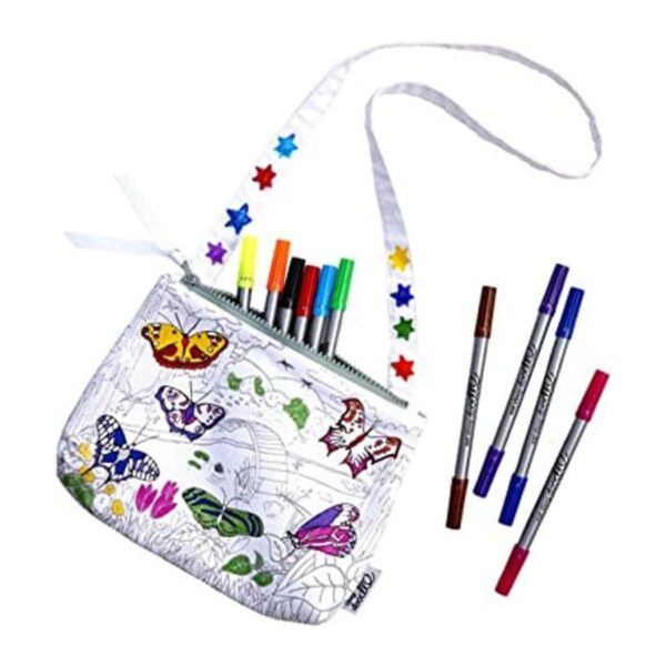 Eatsleepdoodle Bolso bandolera con diseño de mariposas_1