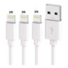 SHARLLEN Cable de carga para iPhone 3 unidades 3 pies_1