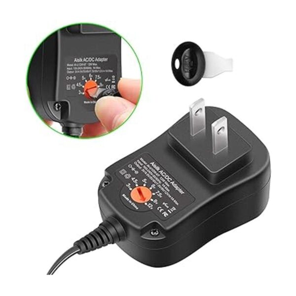 Aisilk adaptador de CA universal de voltaje Muti de 12 W_4