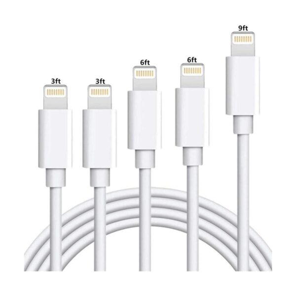 SHARLLEN Cable de carga para iPhone 5 unidades 3 pies3_1