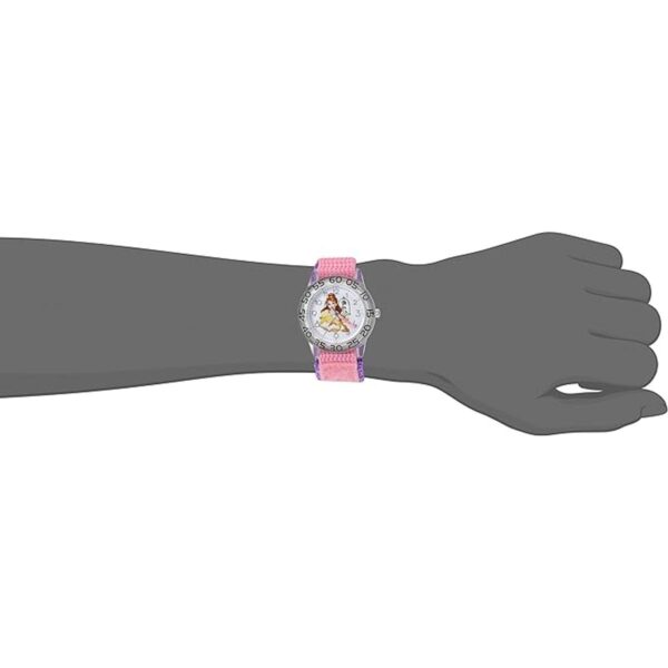 Disney Reloj de cuarzo de plástico y nailon para niña_2