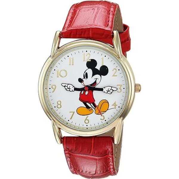 Disney de los hombres Mickey Mouse Metal de cuarzo reloj_1