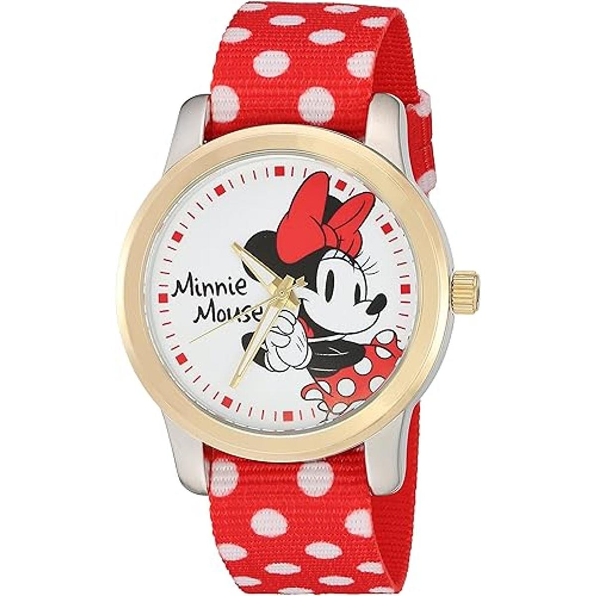 Disney Minnie Mouse Reloj analógico de cuarzo para