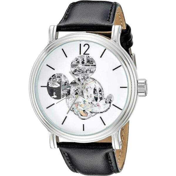 Disney Reloj analógico de cuarzo para adultos Negro_1