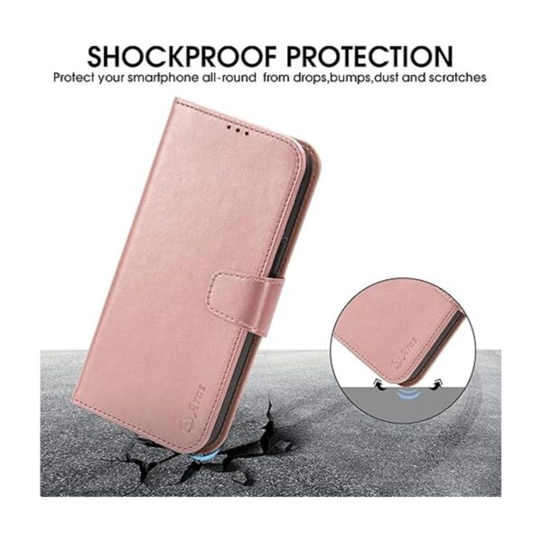 Arae Funda compatible con iPhone 14 Plus con tarjetero y_3