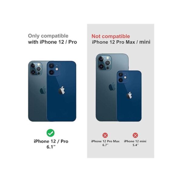 Arae Funda compatible con iPhone 12 y iPhone 12 Pro Funda_2