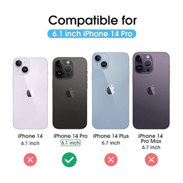 Arae Funda compatible con iPhone 14 Pro con tarjetero y_2