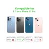 Arae Funda compatible con iPhone 13 Pro Funda tipo cartera_2