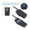 eSynic Walkie Talkies recargables con auriculares 2_5