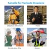 eSynic Walkie Talkies recargables con auriculares 2_2