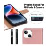 Arae Funda compatible con iPhone 14 Plus con tarjetero y_5