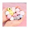 Juguetes miniatura mochi kawaii esponjosos antiestrés_5