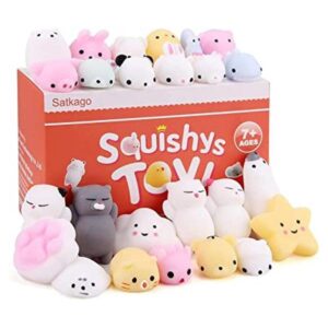 Juguetes miniatura mochi kawaii esponjosos antiestrés_1