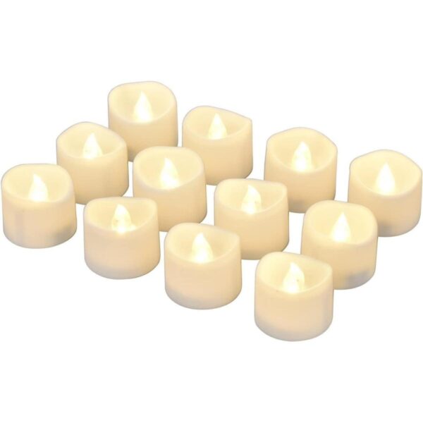 Velas LED eLander sin llama con temporizador 6 horas_1