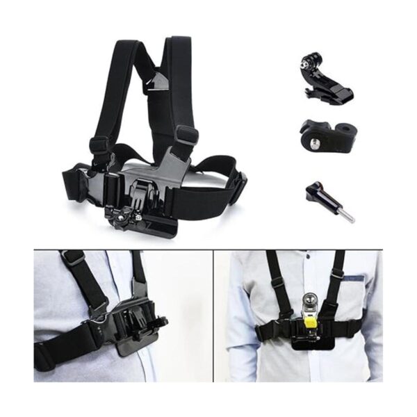 Arnés ajustable para el cuerpo del pecho para Sony Action_2