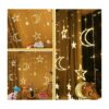 Ramadan 138 LED cortina decoración centellear estrella_3