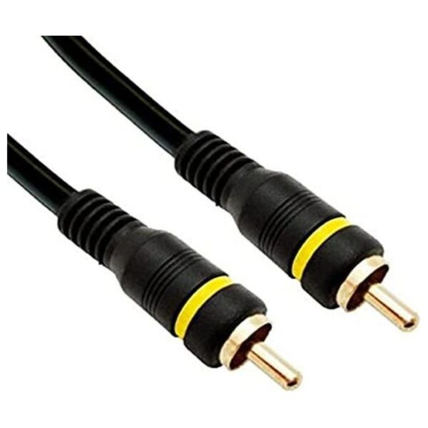 Cable de vídeo compuesto RCA macho conectores chapados en_1