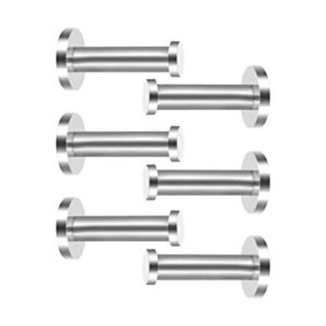 eBoot 6 ganchos de toalla de acero inoxidable para pared_1