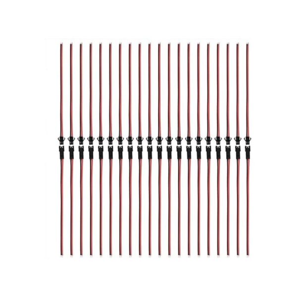 eBoot 22 AWG JST SM 2 pines macho y hembra adaptador de_4