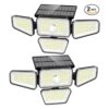 Luces solares al aire libre 270 LED 3000LM luz del sensor_1