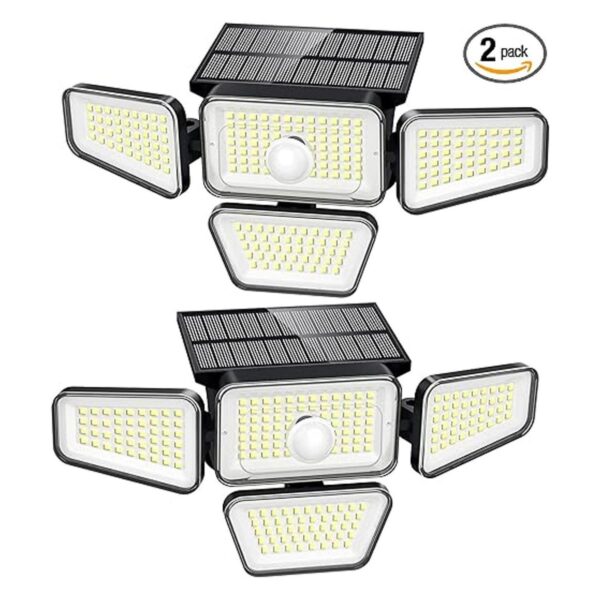 Luces solares al aire libre 270 LED 3000LM luz del sensor_1