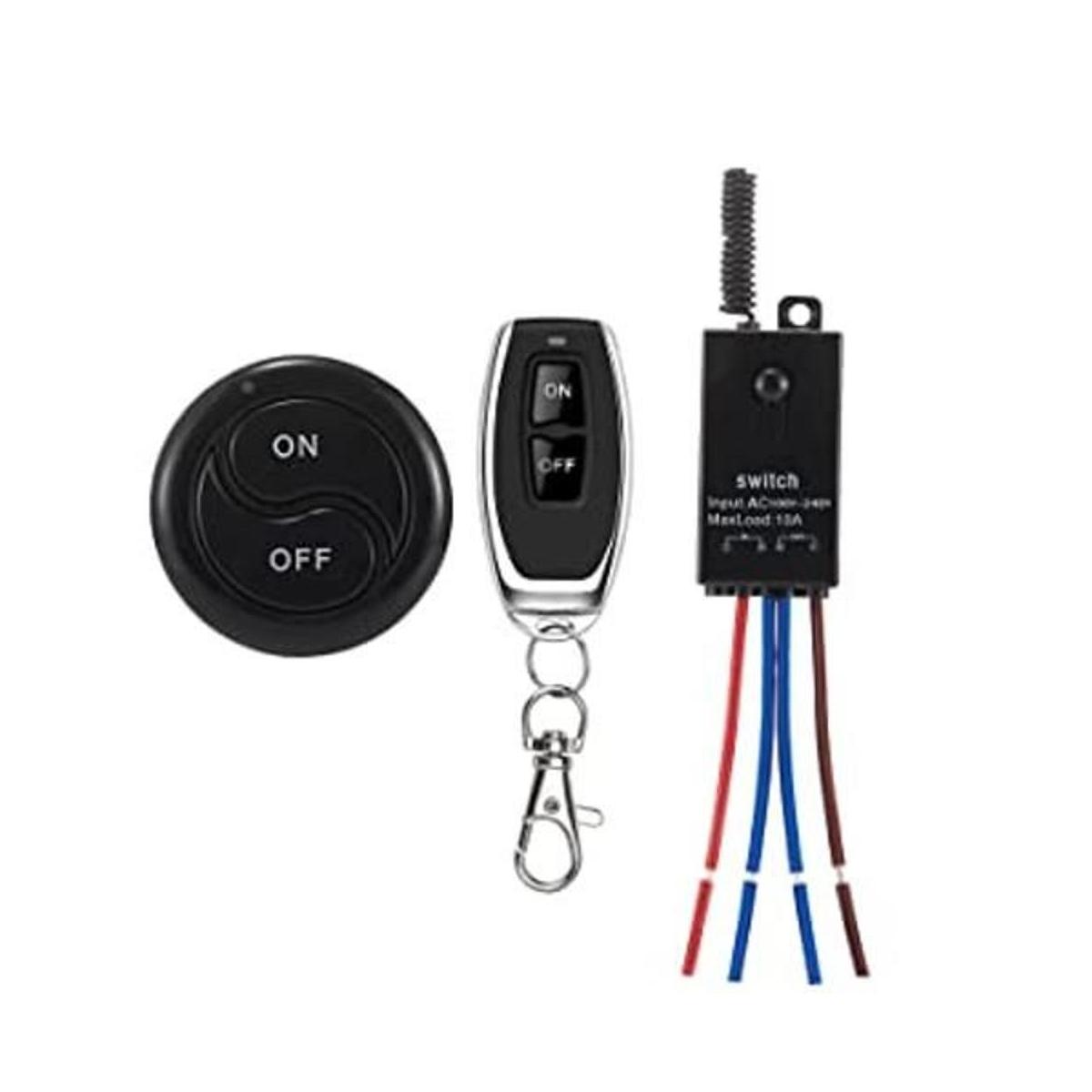 dstfuy Interruptor de luz de control remoto relé de 110