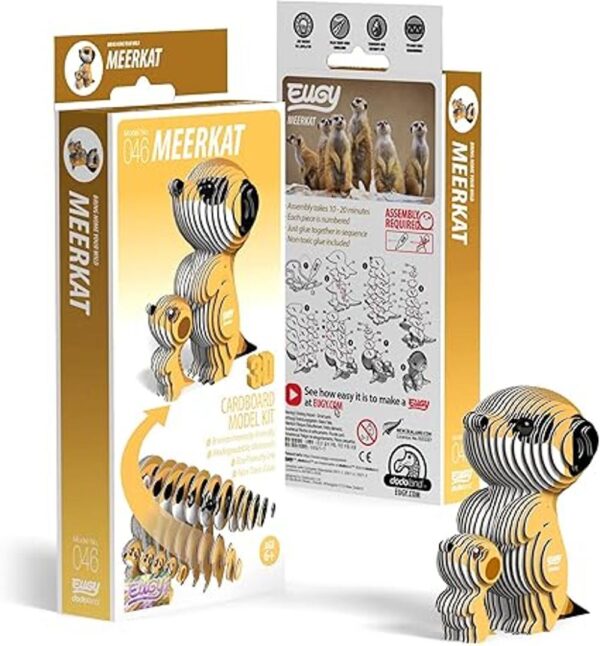 Rompecabezas de papel ecológico EUGY Meerkat nuevo sello_2
