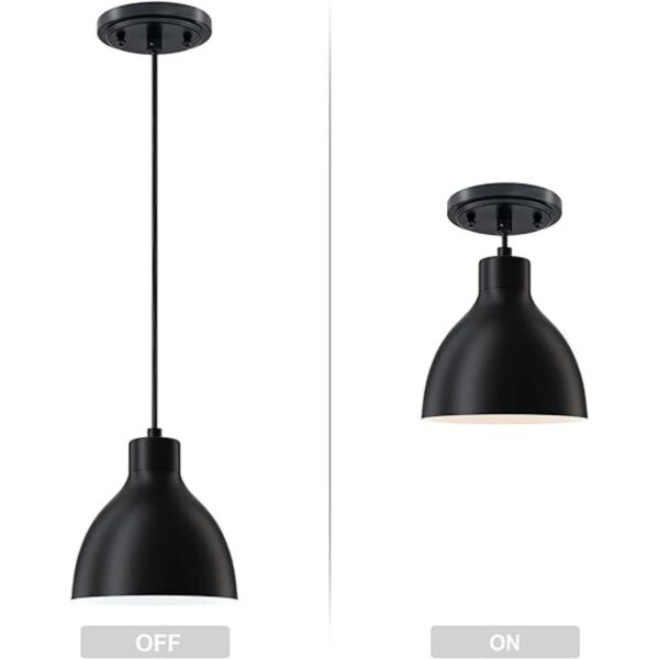 Doraimi Lighting Lámpara colgante de alambre industrial_2