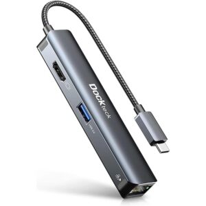 Dockteck Hub USB C Ethernet adaptador multipuerto USBC 5_1