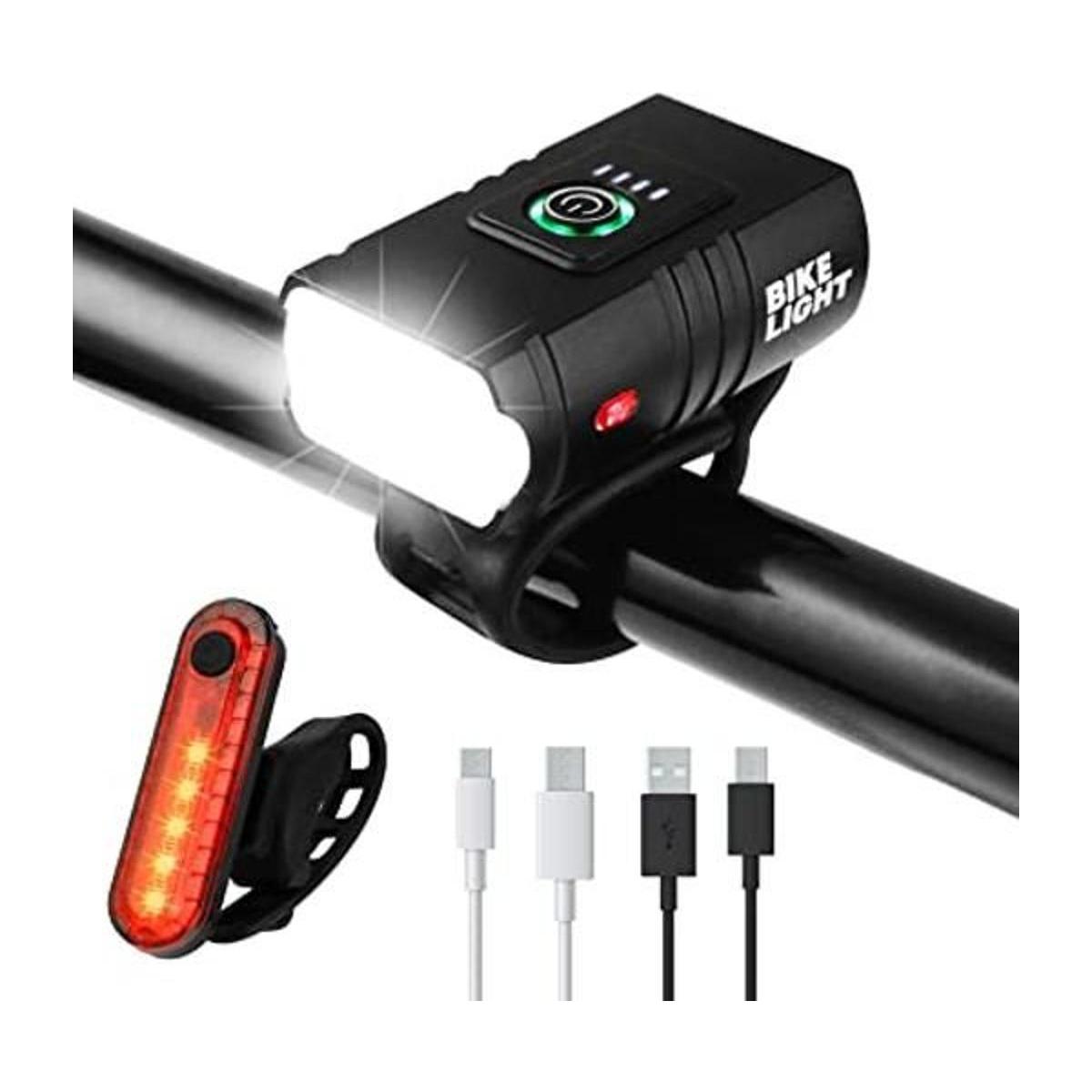 Luces de bicicleta faros delanteros y traseros de