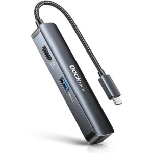 Adaptador multipuerto USB C Hub Dockteck 5 en 1 USBC_1
