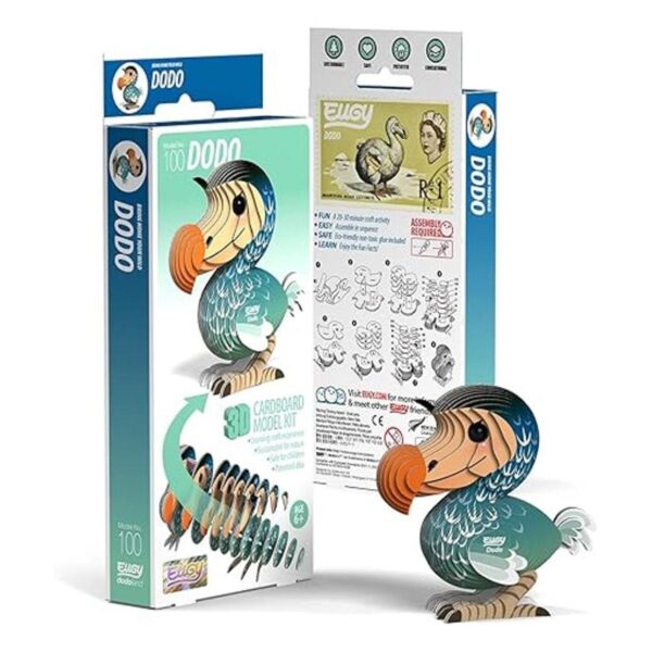 EUGY Rompecabezas de papel 3D ecológico de 100 Dodo_2