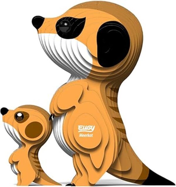Rompecabezas de papel ecológico EUGY Meerkat nuevo sello_3