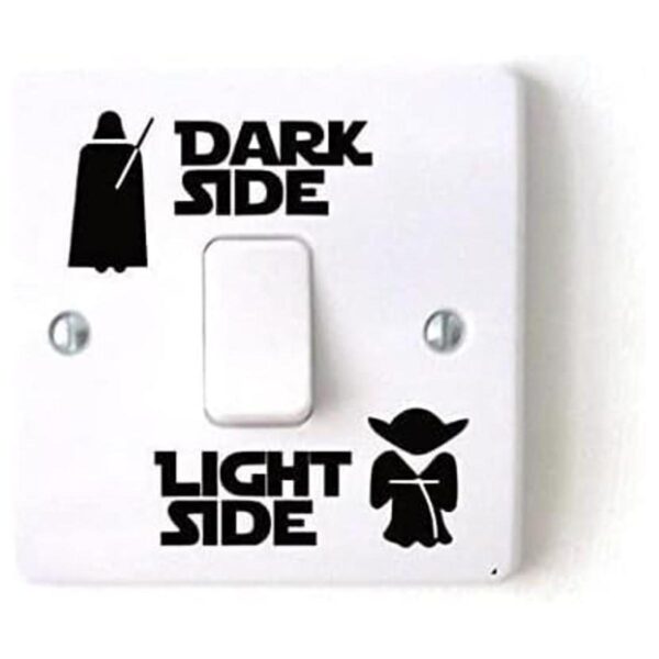 dmcjs Star Wars Calcomanía de vinilo para interruptor_2