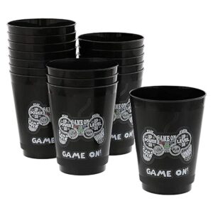 Tazas de fiesta de videojuegos para cumpleaños de niños