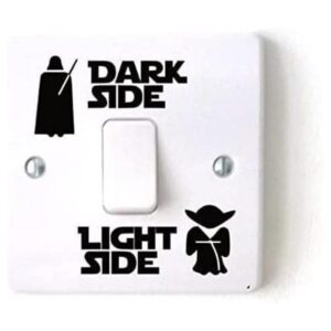 dmcjs Star Wars Calcomanía de vinilo para interruptor_1