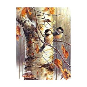 LVIITIS DIY 5D Diamond Painting Arts Sparrow Bird Kits