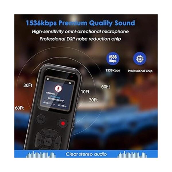 72GB Digital Voice Activated Recorder Portable Tape_5