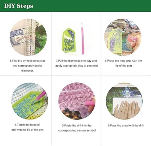 Kits de pintura de diamantes de playa para adultos