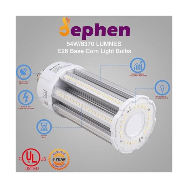 Dephen 80W150W LED foco elote E26E39 con base de lámpara_2
