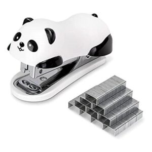 Deli Mini Lindo Panda Grapadora de escritorio grapadora_1