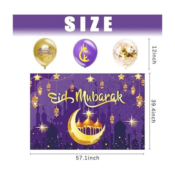 delaimastor Ramadan Mubarak Suministros de decoración