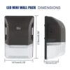 Dephen 30 W LED pared PackPhotocell Dusk to Dawn